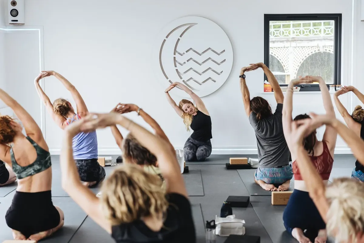 A class practising at the Luna Wave studio at Sea Lanes, Brighton